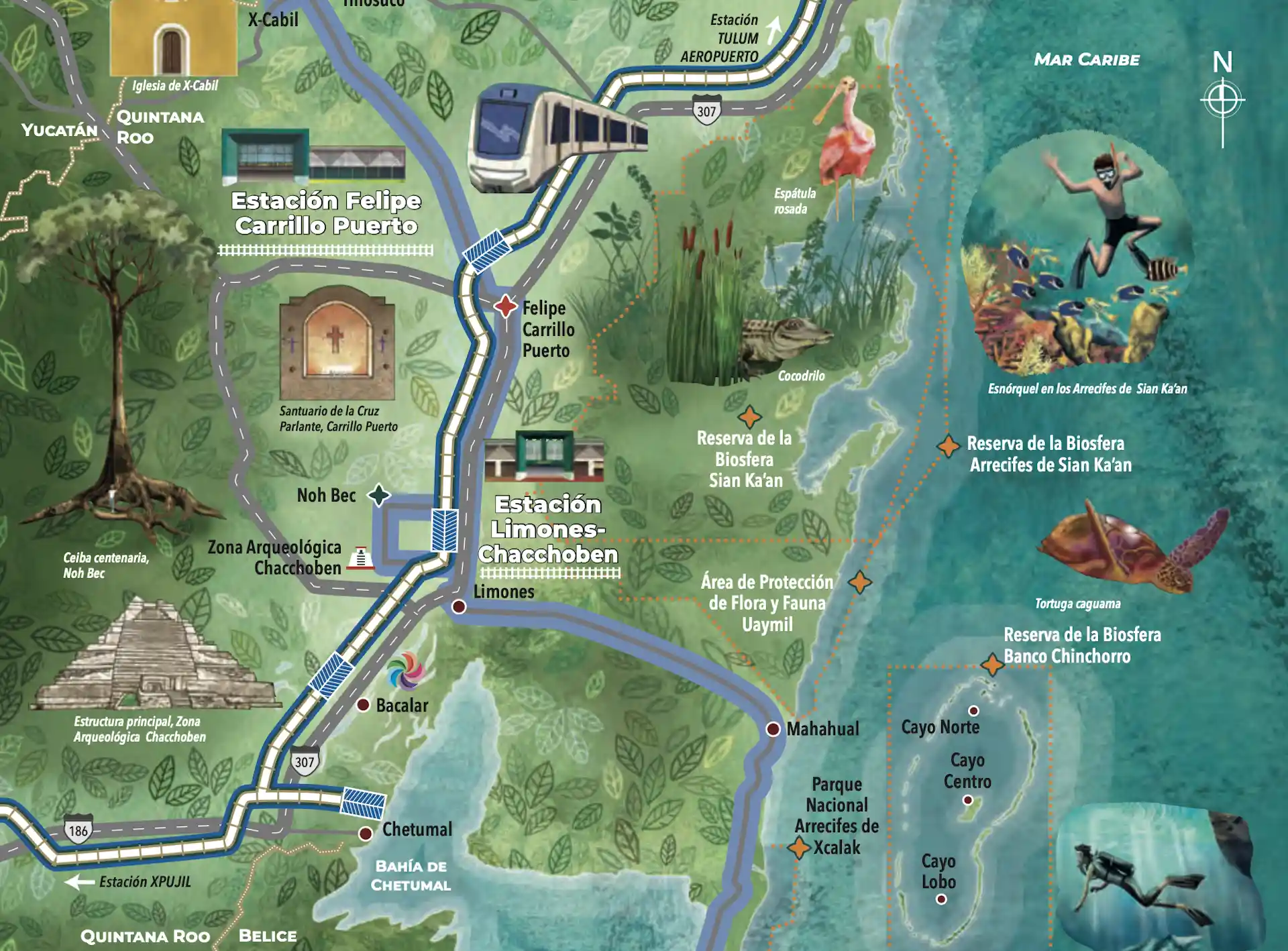 Dónde descargar la Guía del Tren Maya online y en pdf