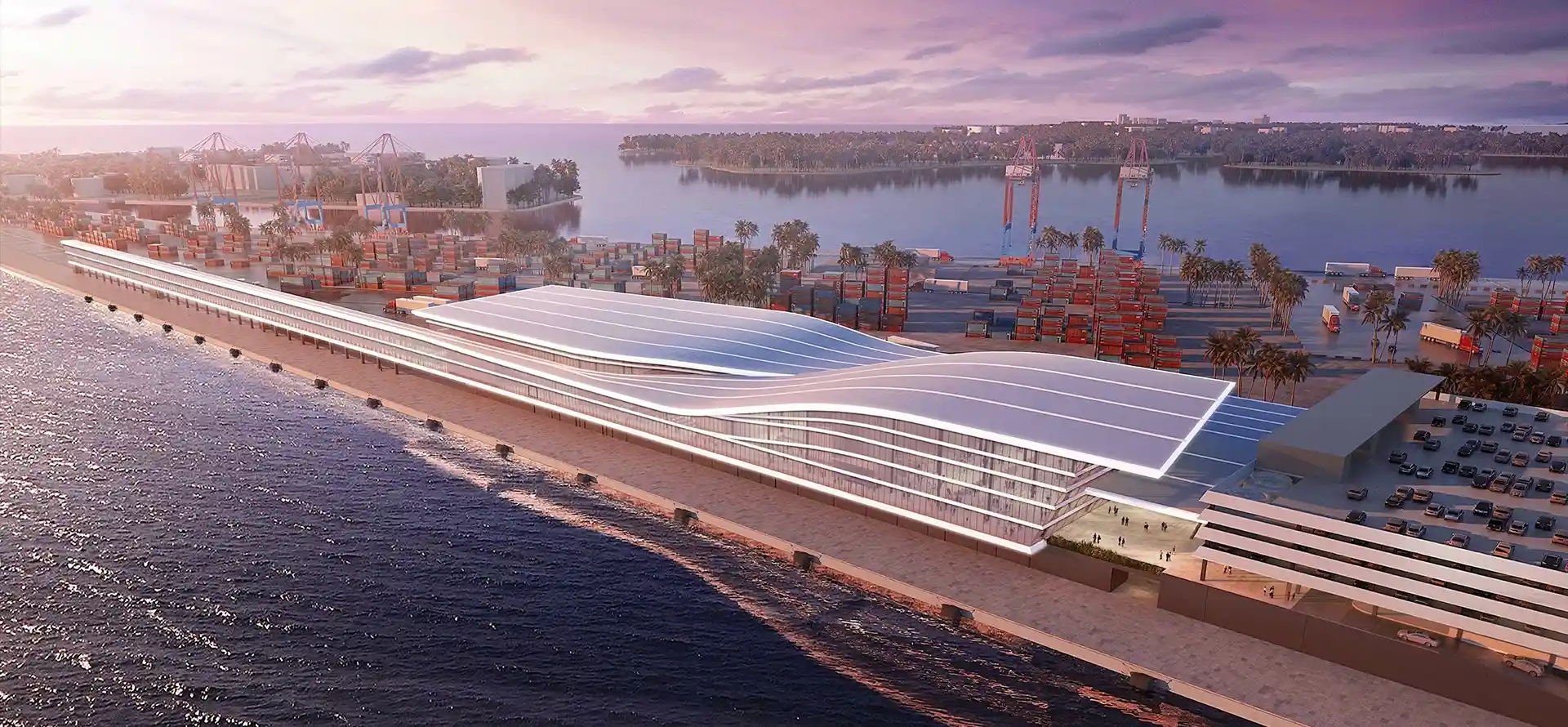 Así será la nueva terminal de cruceros de MSC en Miami