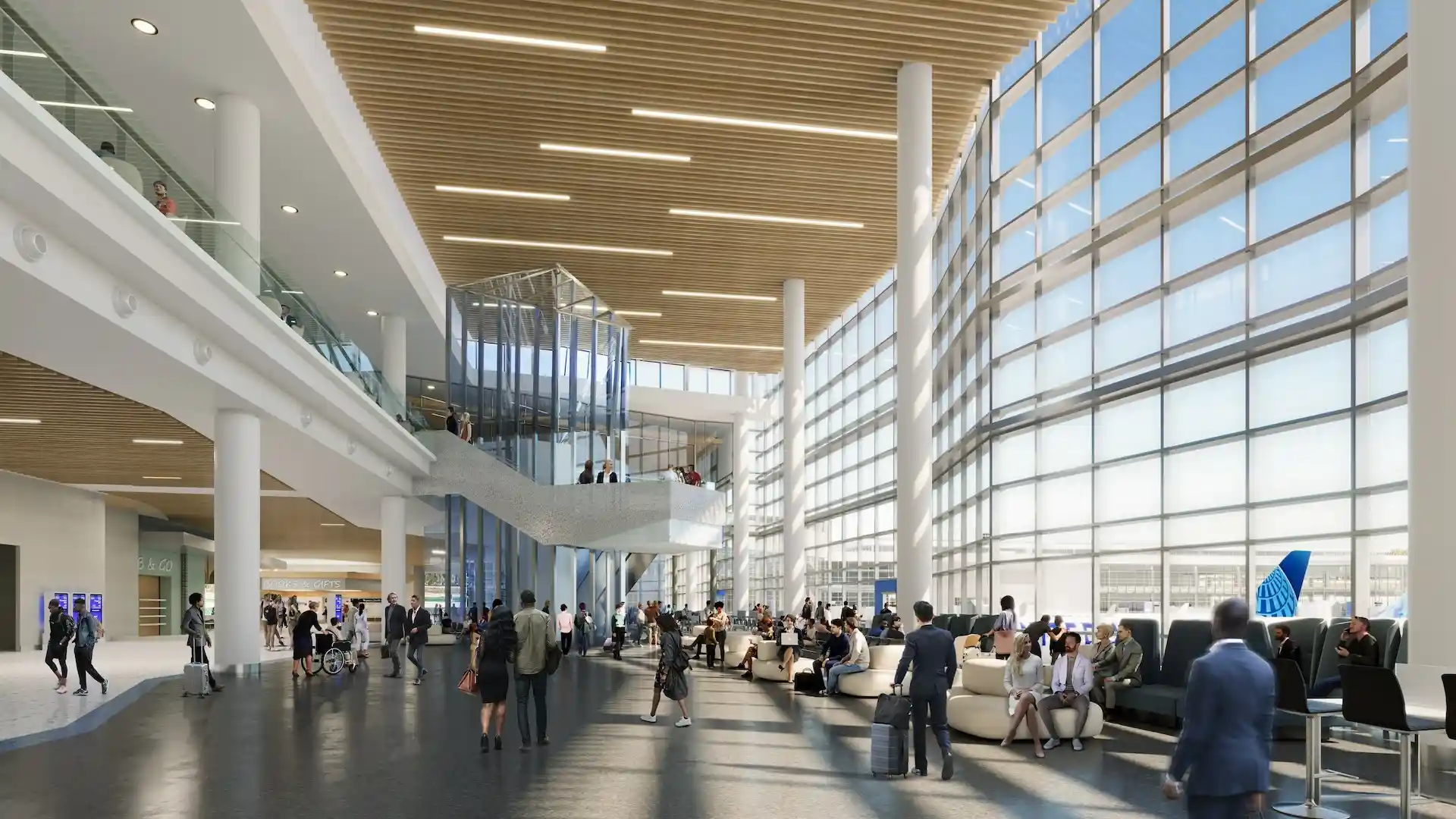 Así será el nuevo aeropuerto George Bush en Houston, Texas