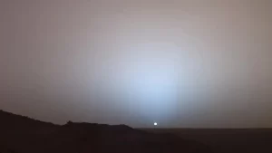 ¿De qué color es el amanecer y el atardecer en Marte?