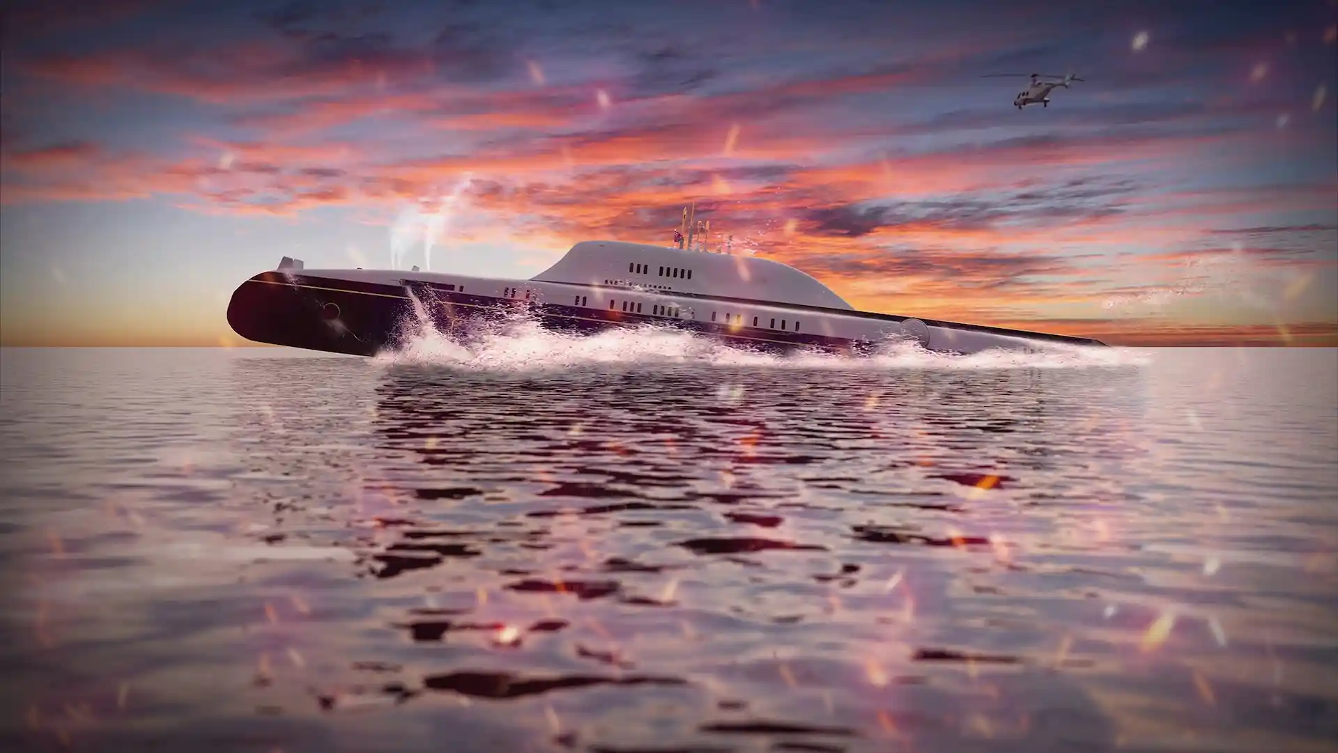 Este es el nuevo superyate que se convierte en submarino: imágenes