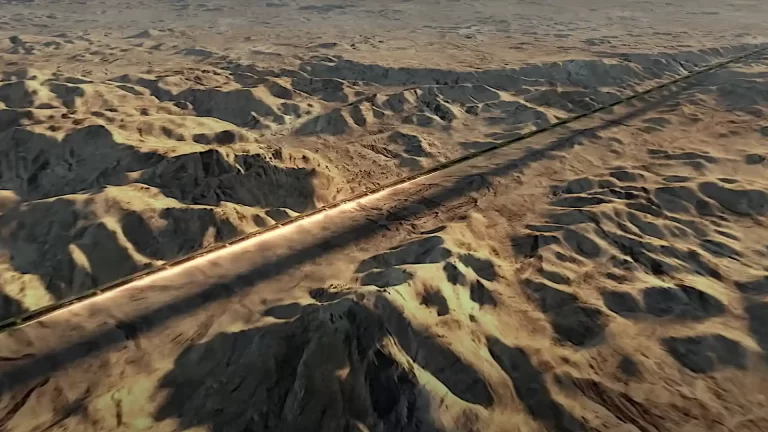 Nuevo video muestra la construcción de The Line en Arabia: ¿cuándo inaugura?