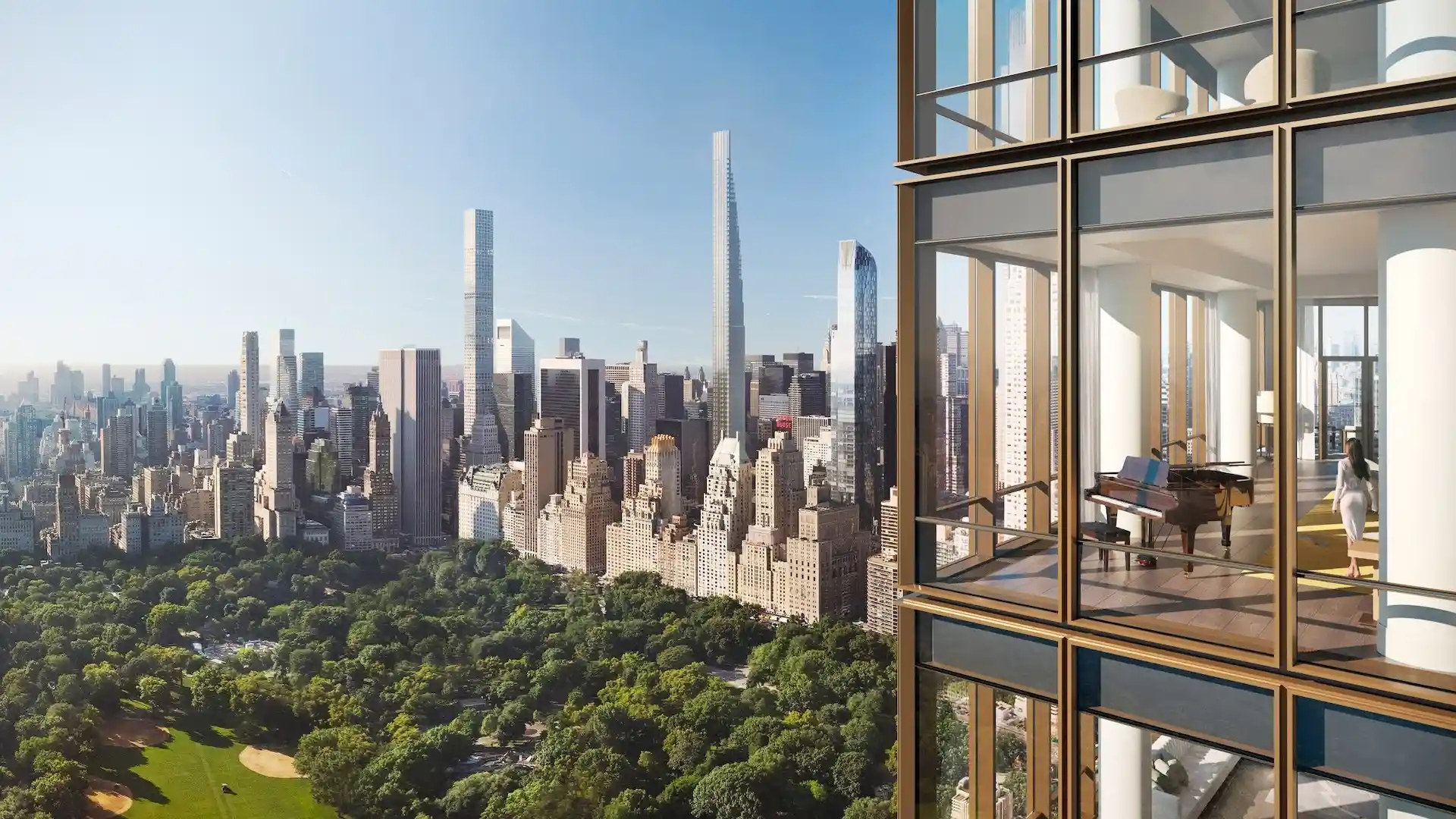 Así es el nuevo rascacielos frente al Central Park en Nueva York