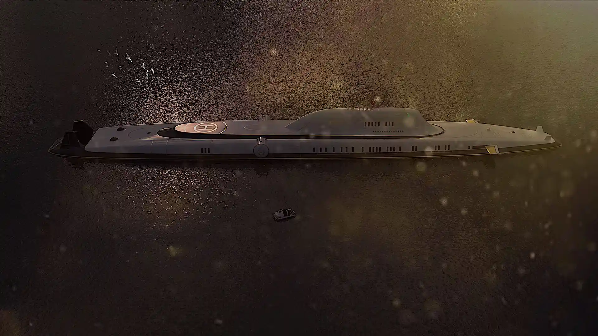 Así es el nuevo yate y submarino de lujo Migaloo M5: imágenes