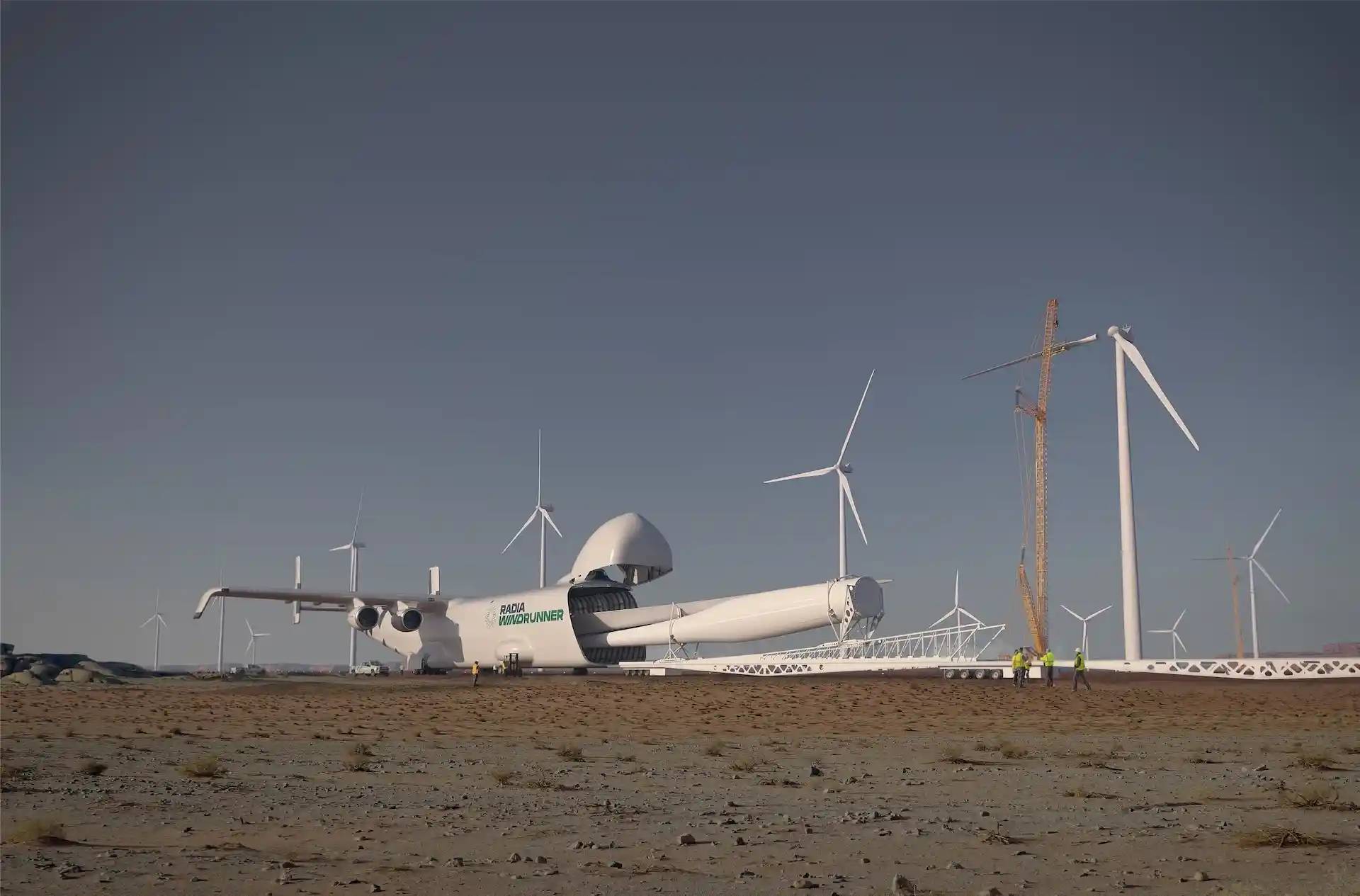Así es WindRunner: el avión más grande del mundo, mayor al Antonov