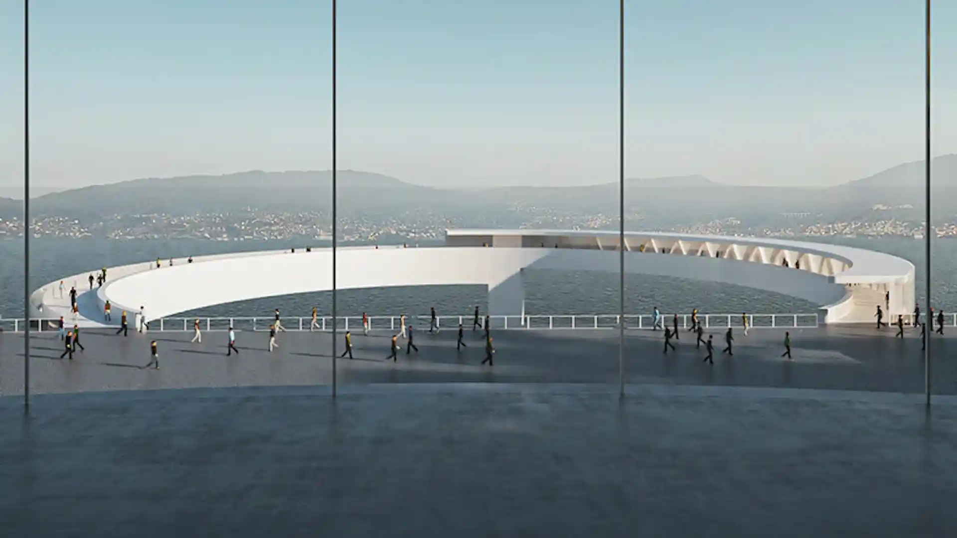 Halo: el original puente peatonal en forma de anillo en España