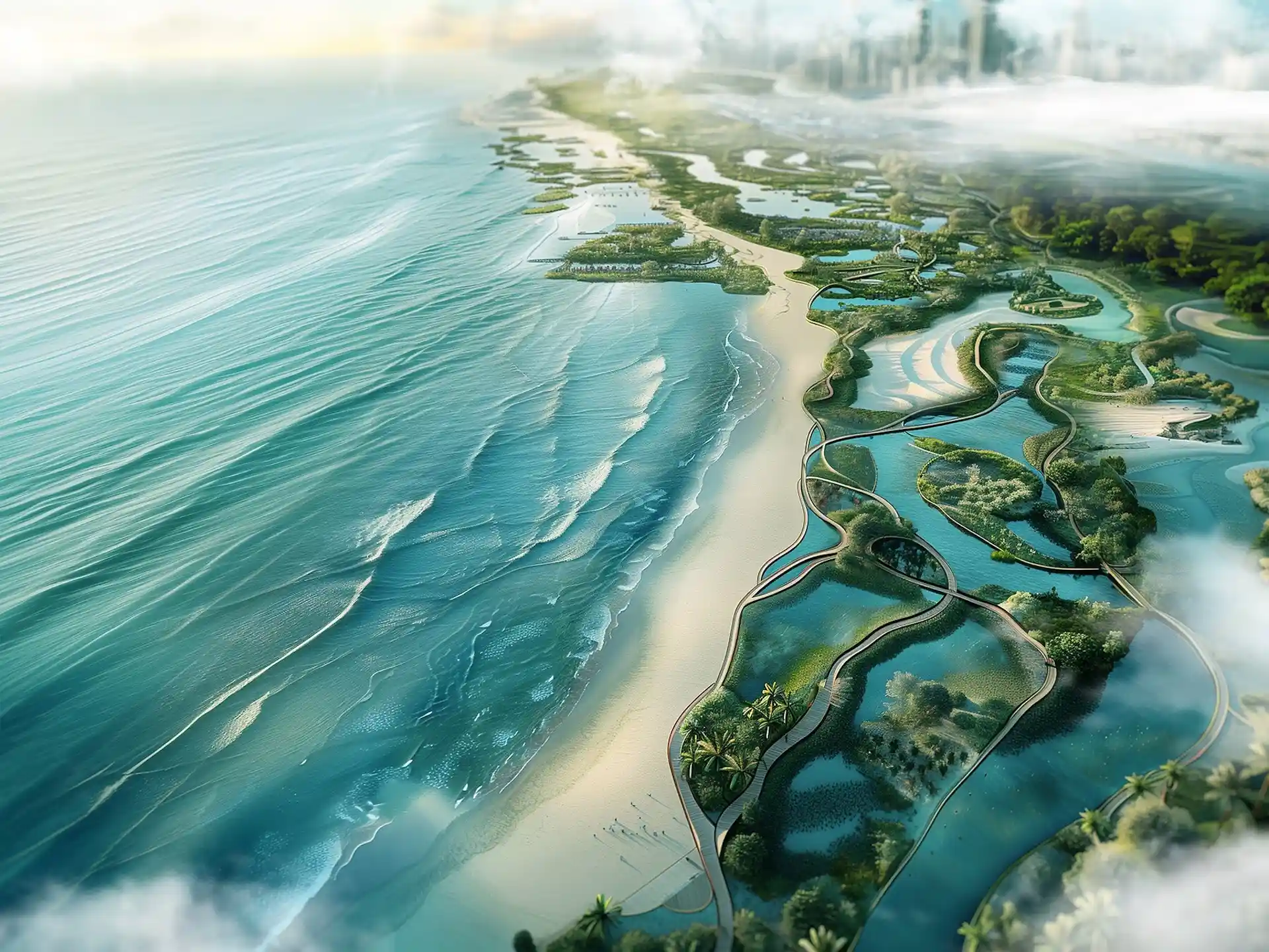 Así será Dubai Mangroves: el plan para reconvertir la costa de Dubái