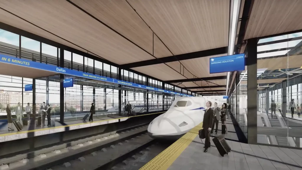 El tren bala Shinkansen hará la ruta Dallas Houston en Texas