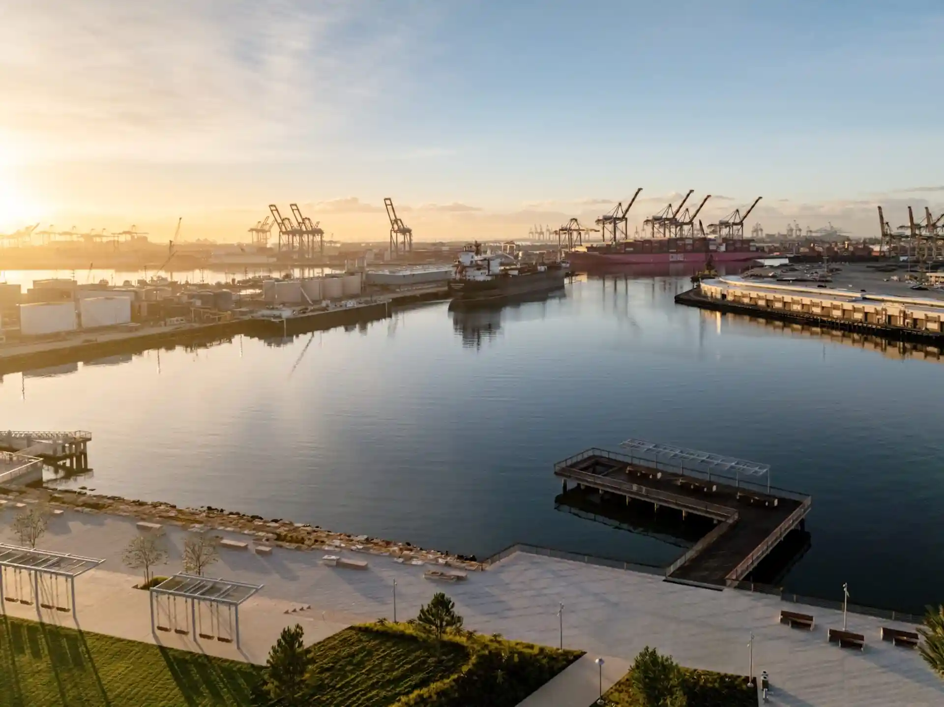 Así es Wilmington Waterfront Promenade: el nuevo parque de Los Ángeles