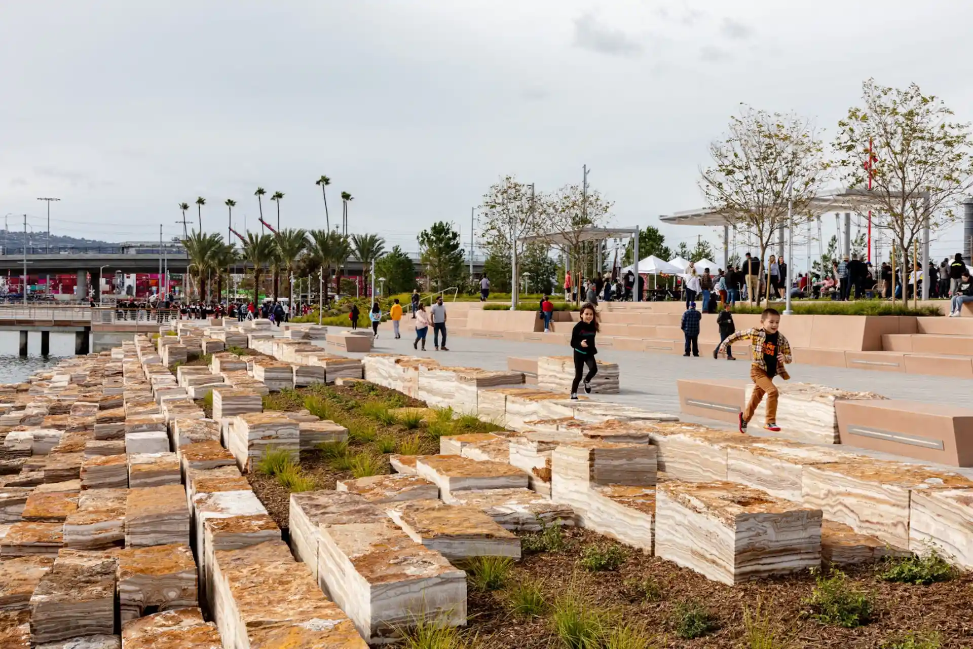 Así es Wilmington Waterfront Promenade: el nuevo parque de Los Ángeles