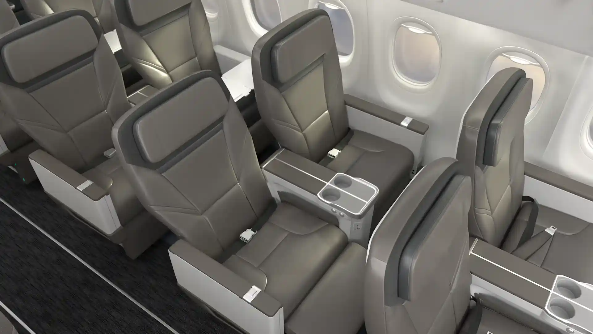 Así serán los nuevos asientos Premium y First Class de Alaska Airlines