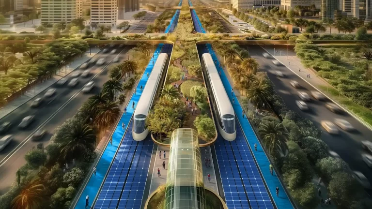 Así será Green Spine: la autopista futurista y ecológica en Dubái