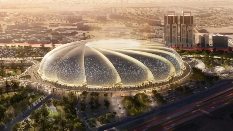 Aramco: el sorprendente estadio para el Mundial 2034 en imágenes