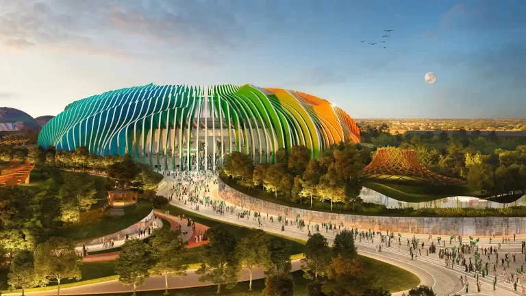 Los futuristas estadios del Mundial de Fútbol 2034 en Arabia Saudita