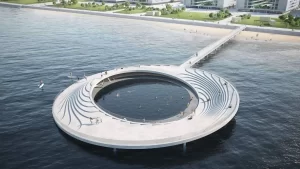 Loop Pool Tejo: la asombrosa piscina en Lisboa en imágenes