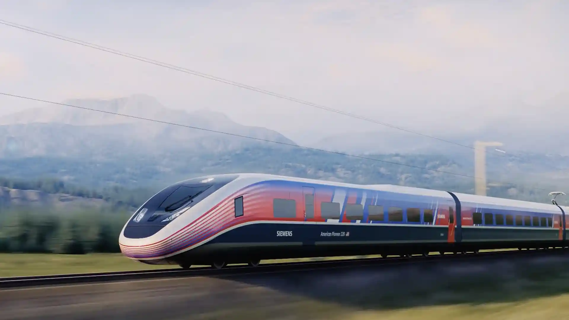 Así es American Pioneer 220, el nuevo tren rápido de Estados Unidos