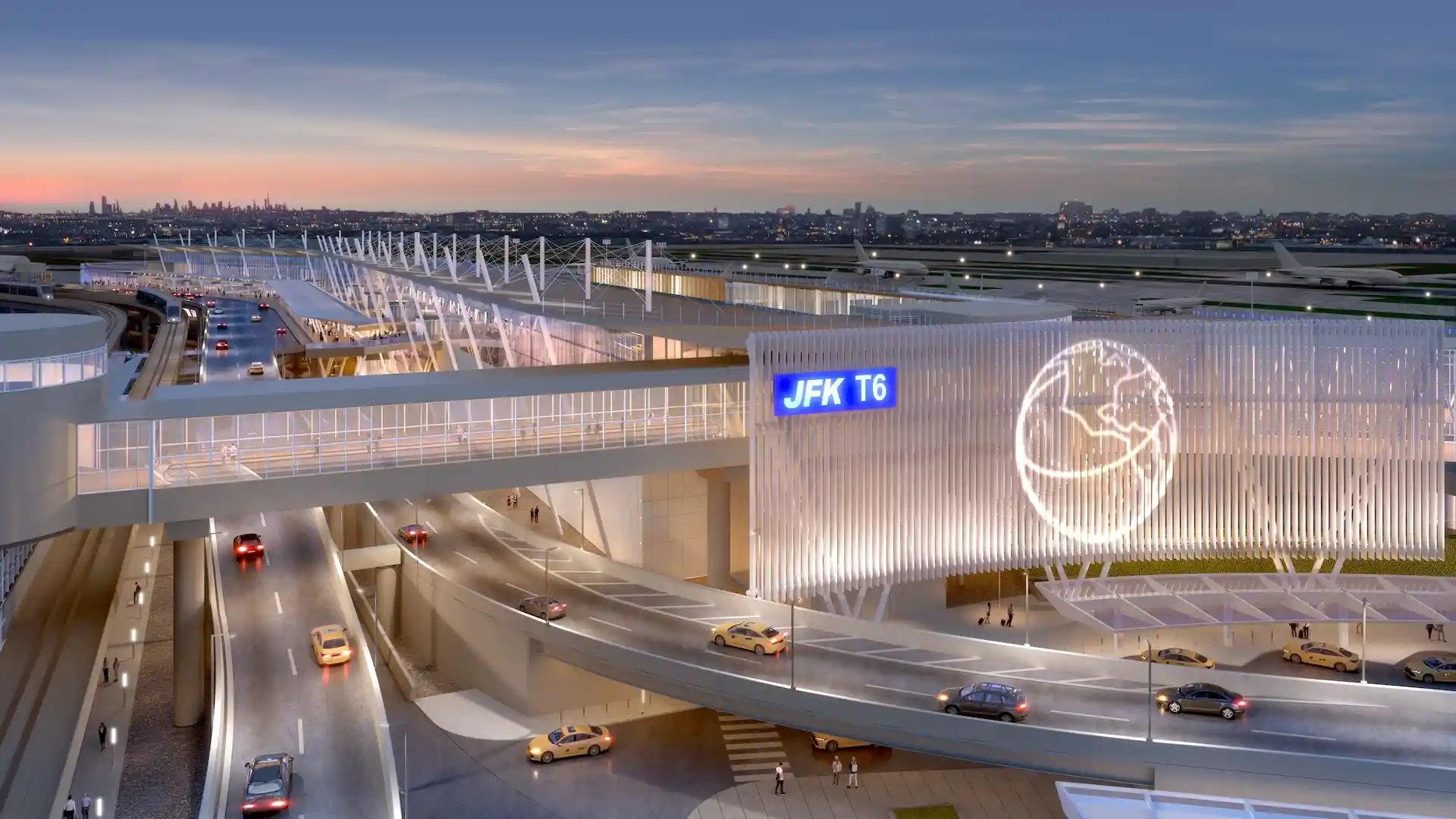 Así quedará la nueva Terminal 6 del aeropuerto JFK de Nueva York en imágenes