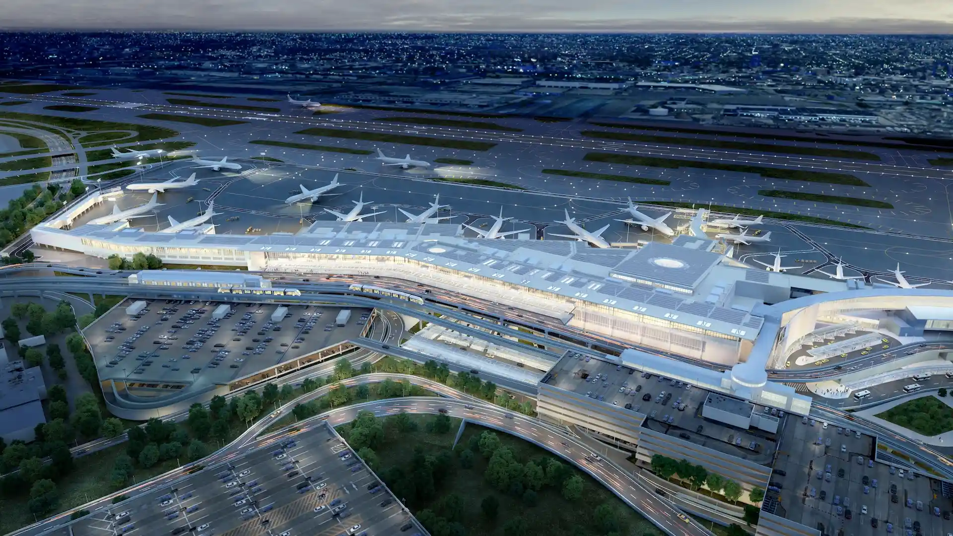 Así quedará la nueva Terminal 6 del aeropuerto JFK de Nueva York en imágenes