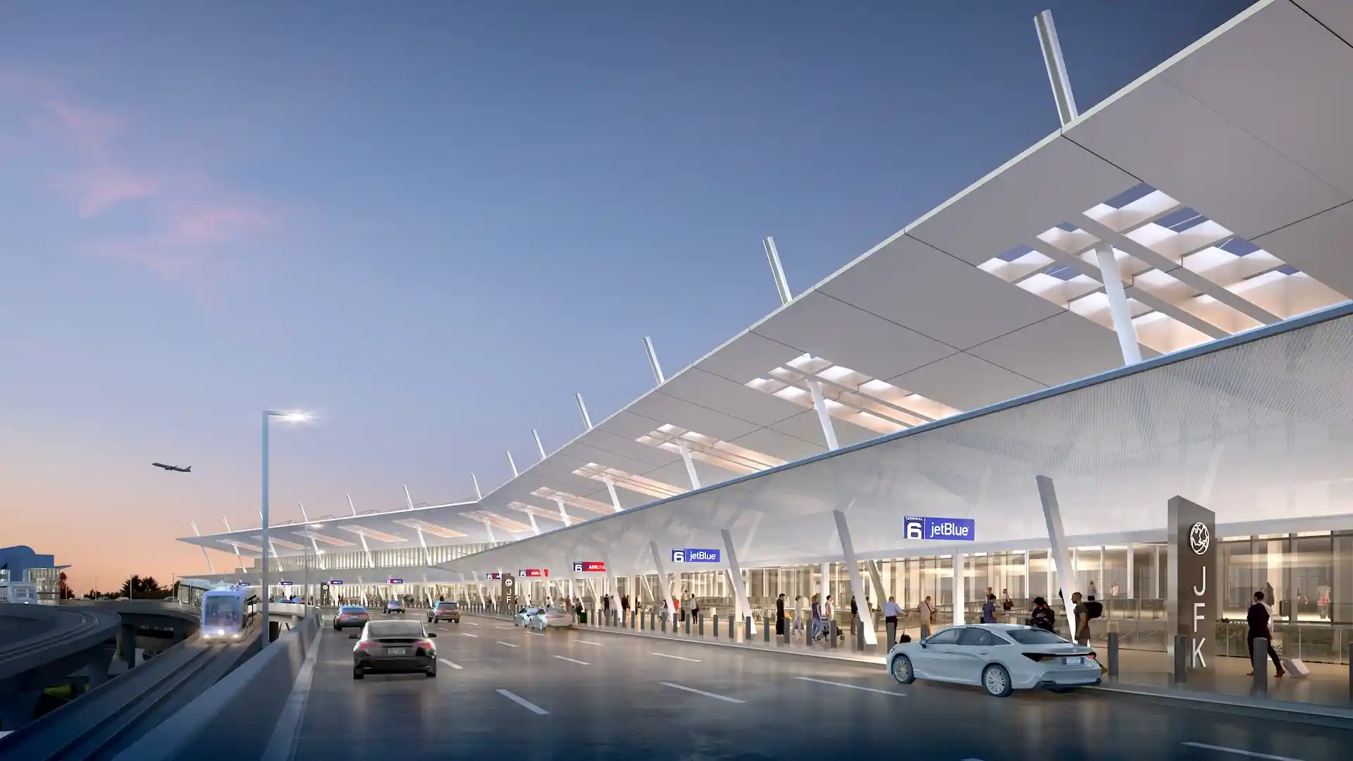 Así quedará la nueva Terminal 6 del aeropuerto JFK de Nueva York en imágenes