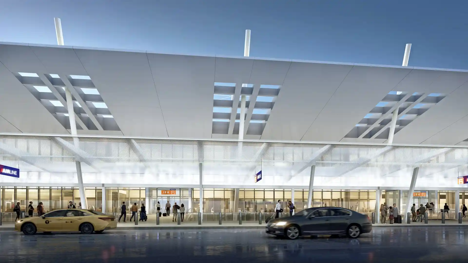 Así quedará la nueva Terminal 6 del aeropuerto JFK de Nueva York en imágenes