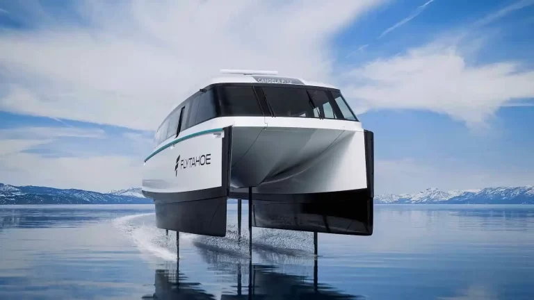 La nueva atracción del lago Tahoe: llega el primer ferry volador