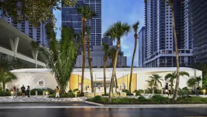 Este es el nuevo Apple Store en Miami hecho completamente en madera