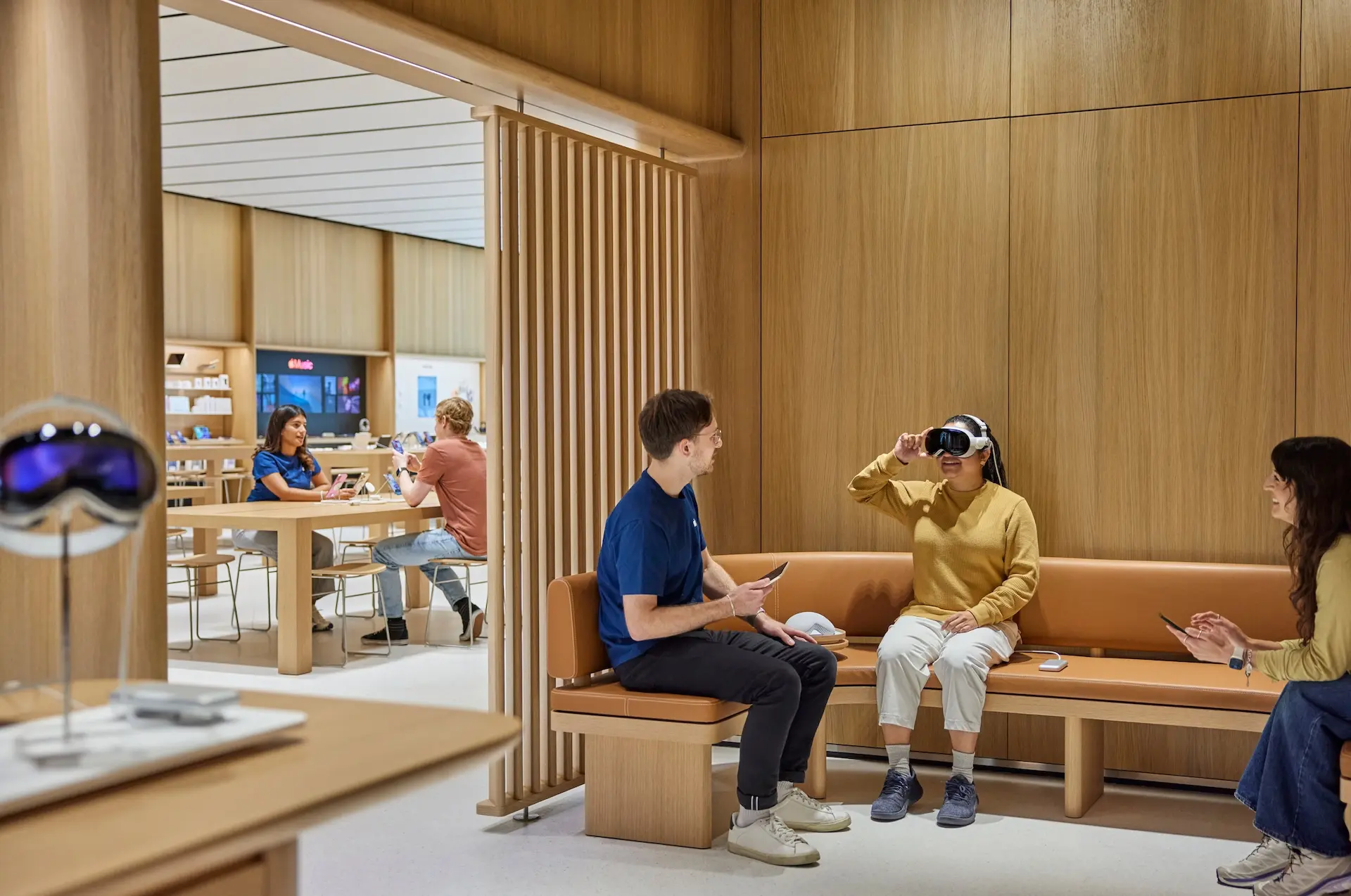 Este es el nuevo Apple Store en Miami hecho completamente en madera