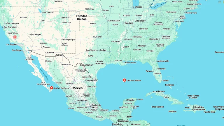 Google Maps cambiará el nombre de Golfo de México por Golfo de América