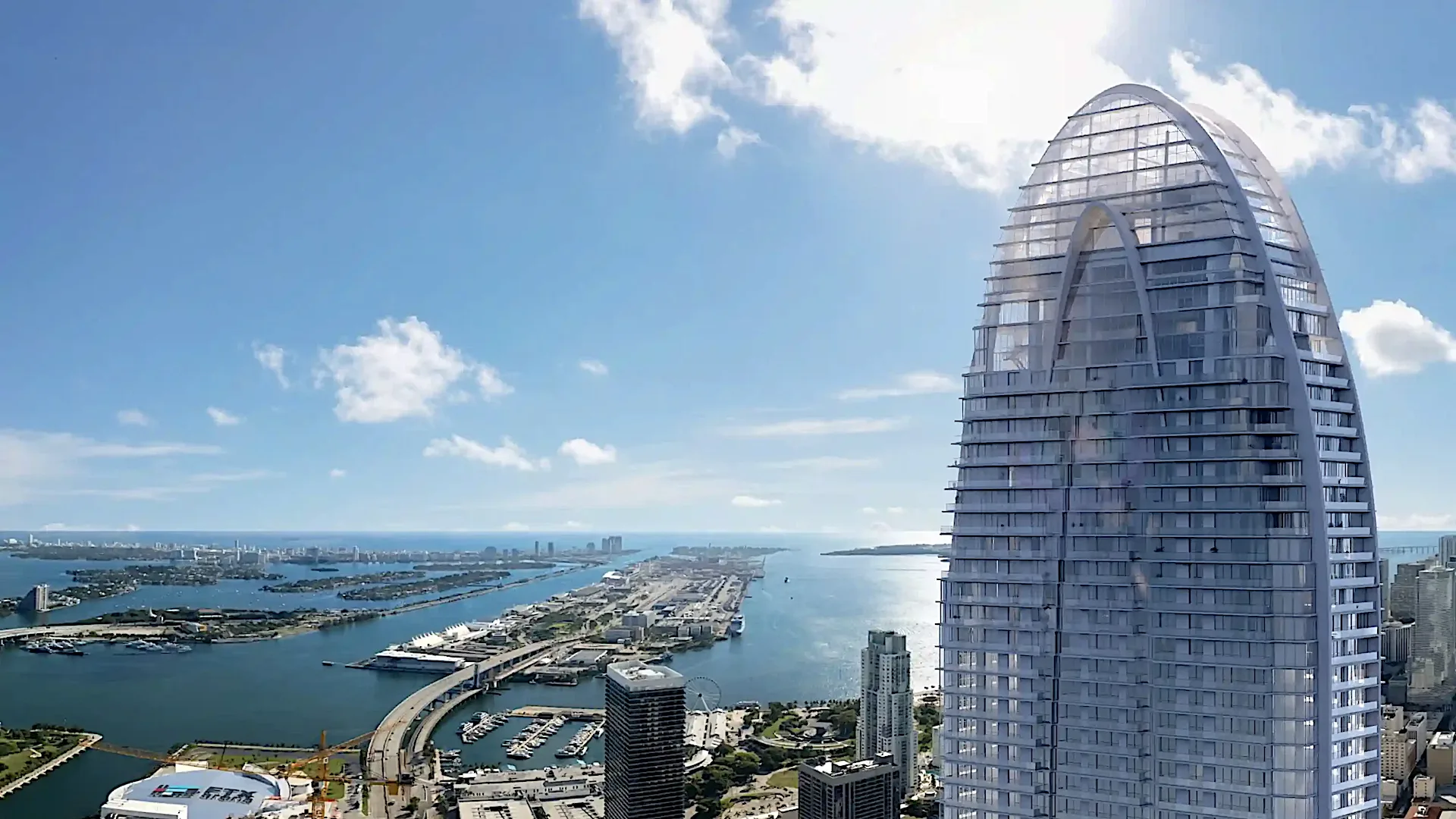 Así será Okan Tower, uno de los rascacielos más modernos de Miami