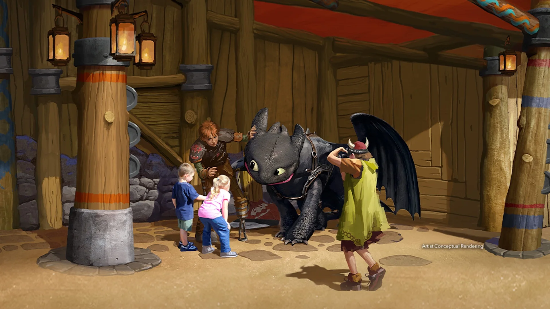 Epic Universe tendrá dragones voladores en How To Train Your Dragon