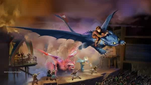 Epic Universe tendrá dragones voladores en How To Train Your Dragon