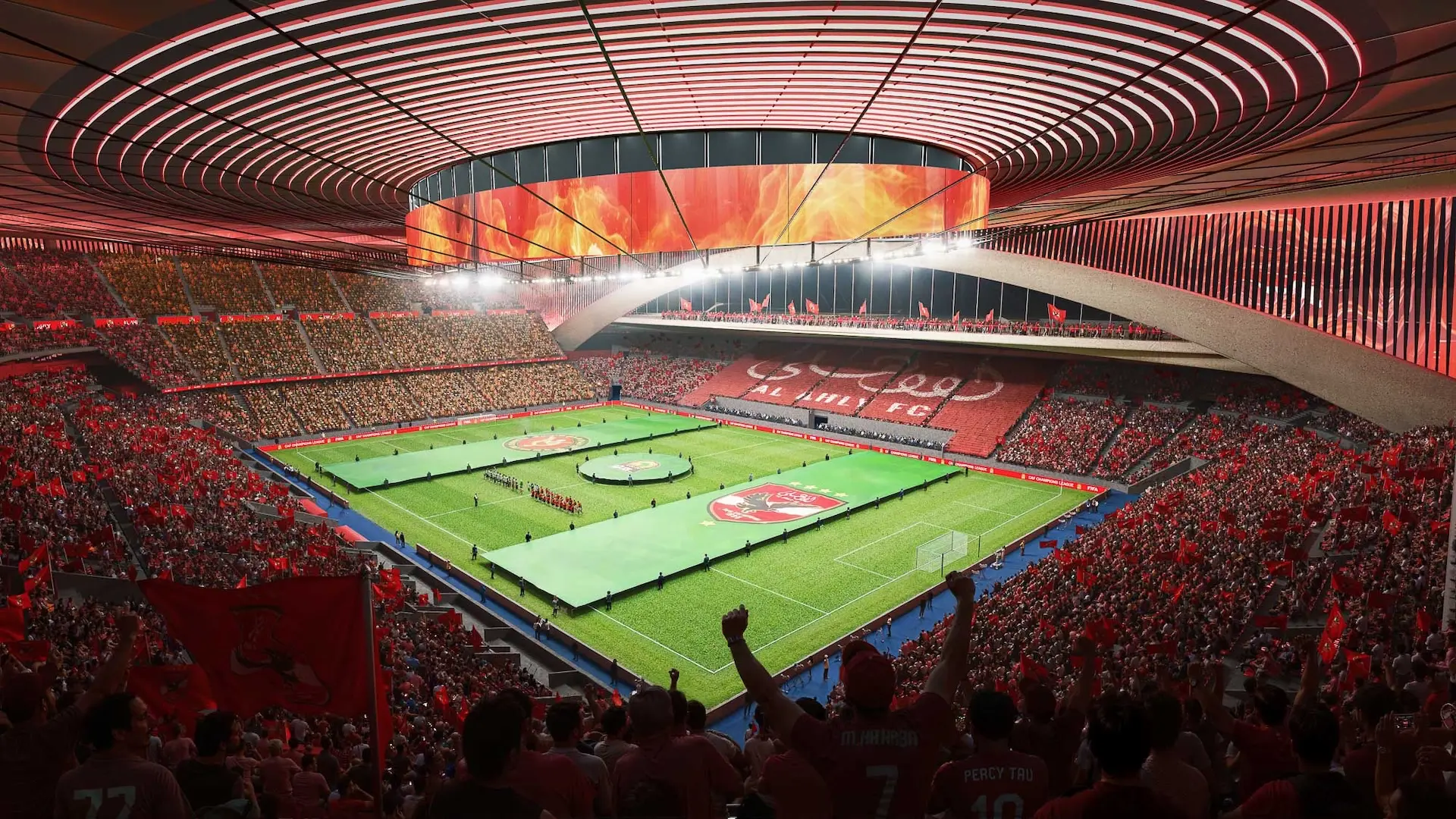 El sorprendente nuevo estadio de fútbol con diseño ondulante