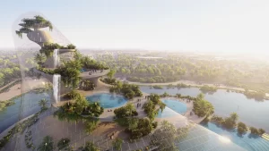 Así será Therme Dubai: el original resort y spa en altura en Emiratos Árabes