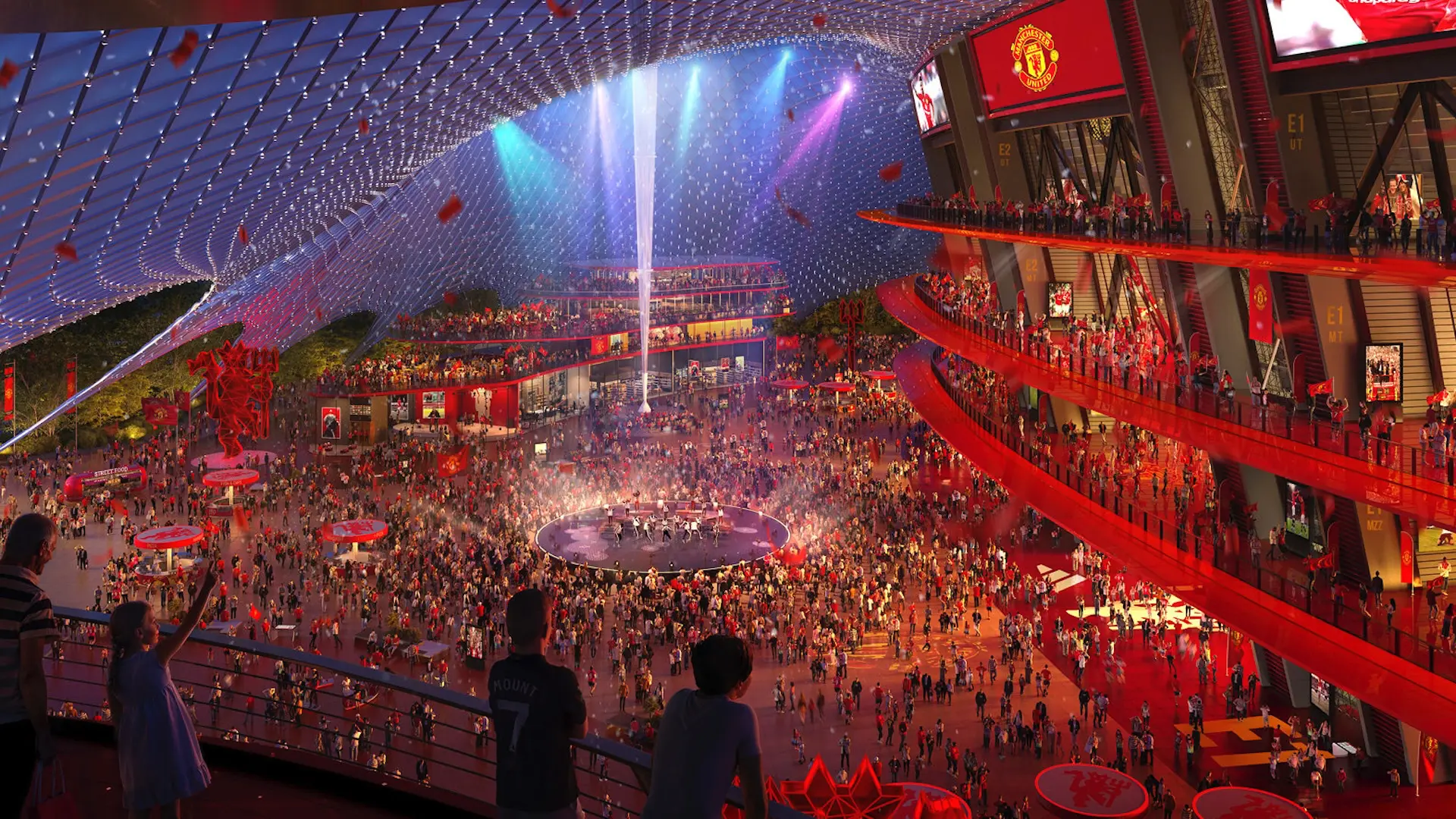 Así será el nuevo estadio del Manchester United: imágenes