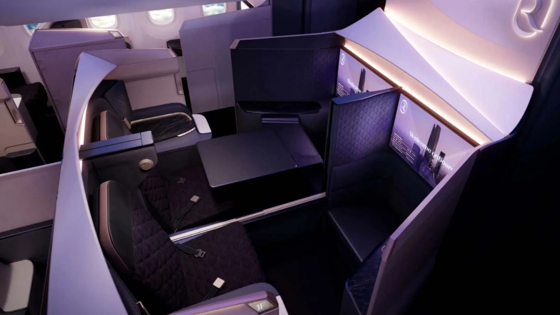 La aerolínea Riyadh Air lanzó sus nuevas cabinas de lujo para competir con Emirates