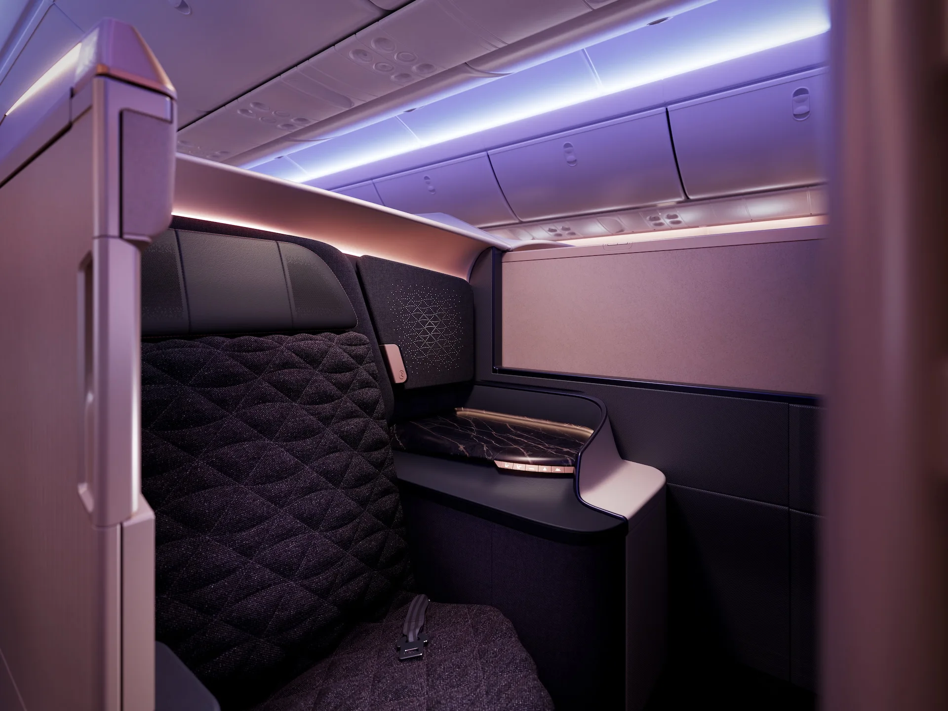 La aerolínea Riyadh Air lanzó sus nuevas cabinas de lujo para competir con Emirates