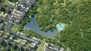 Inauguró la nueva piscina y pista de hielo en el Central Park en Nueva York