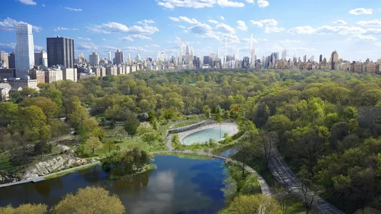 Así es la nueva piscina gigante en el Central Park de Nueva York