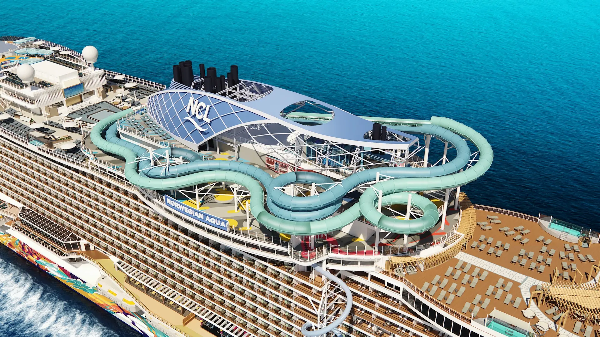 Así es el nuevo crucero Norwegian Aqua en imágenes