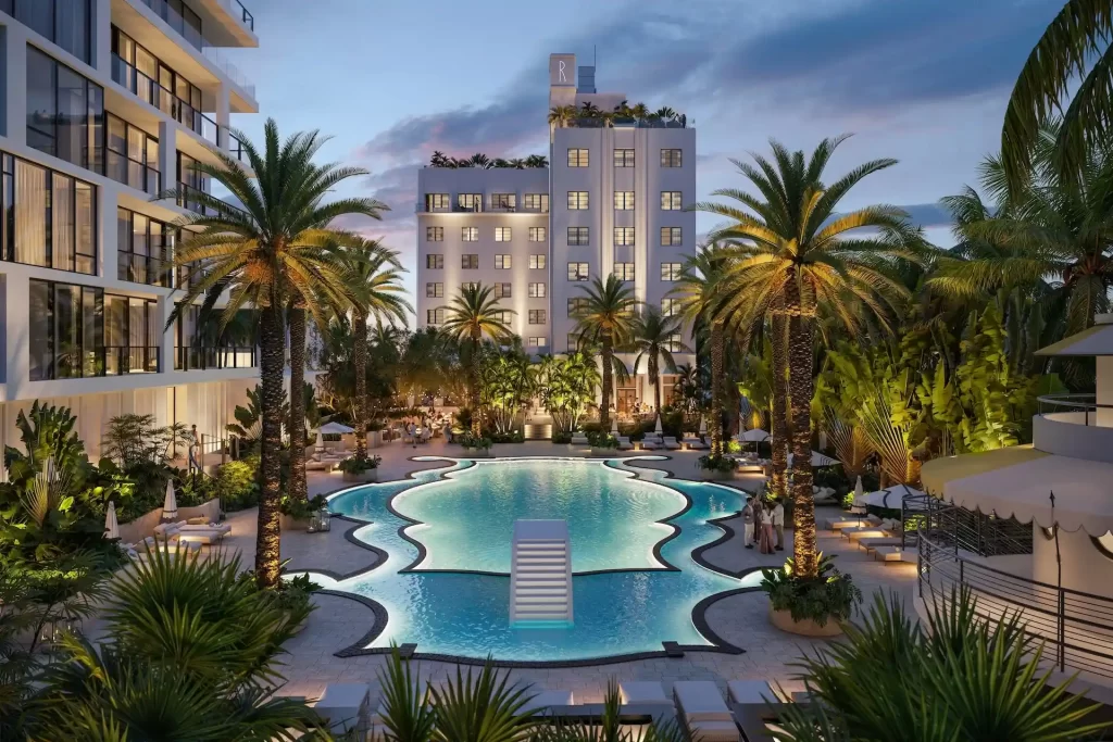 Así será The Raleigh: el nuevo hotel de lujo en Miami Beach