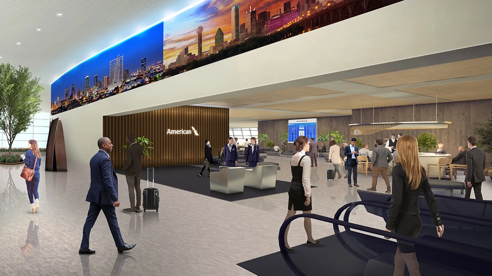 Así será la nueva Terminal F en el aeropuerto de Dallas Fort Worth