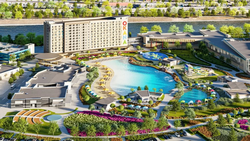 Así es el nuevo parque acuático Okana Resort en Oklahoma City