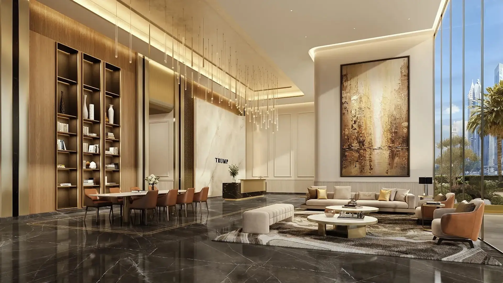 Así será el hotel Trump Dubái, con la piscina más alta del mundo