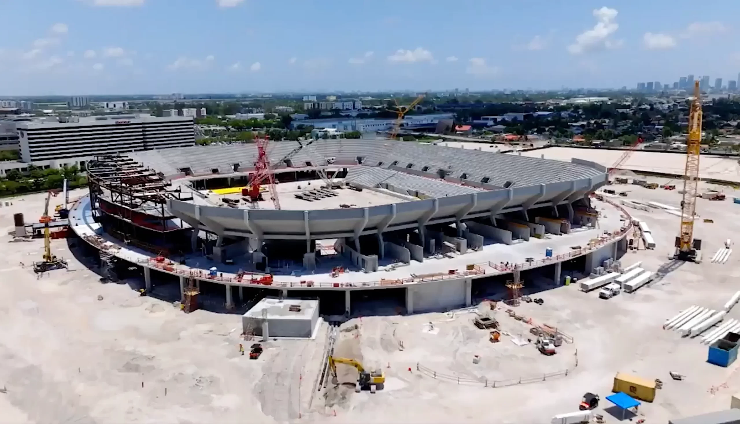 Avanzan las obras del nuevo estadio del Inter Miami: nuevo video
