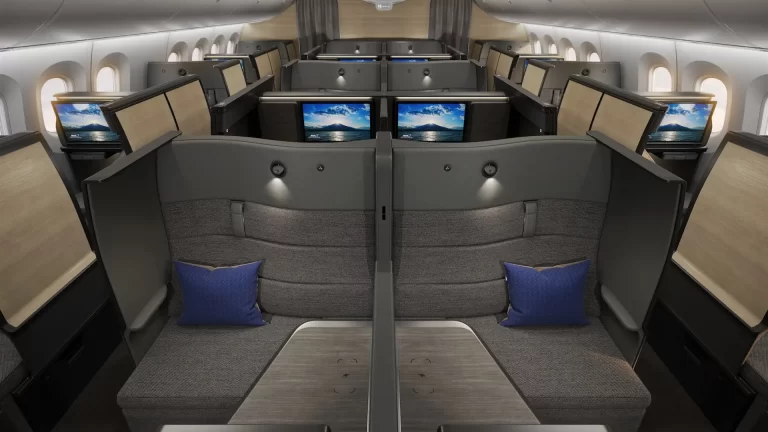 Así son los increíbles nuevos asientos en Business de All Nippon Airways
