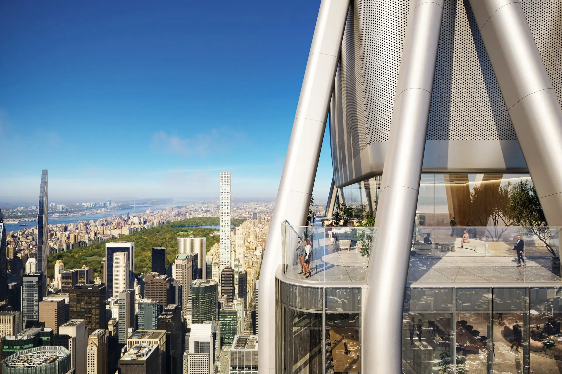 Avanza el nuevo rascacielos de Nueva York junto a Grand Central Station