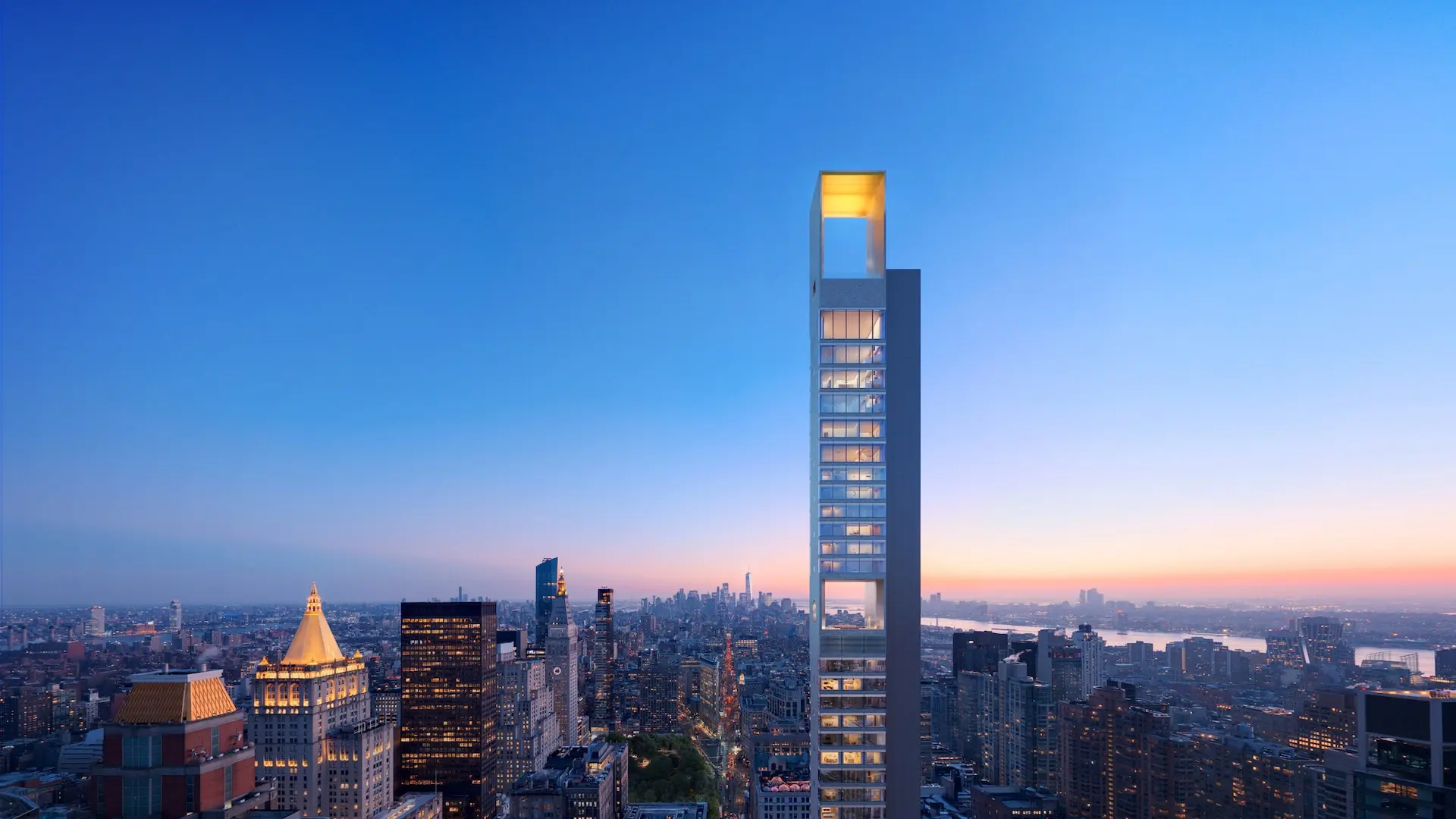 Así es la piscina infinita en el rascacielos más alto de la Quinta Avenida de Nueva York