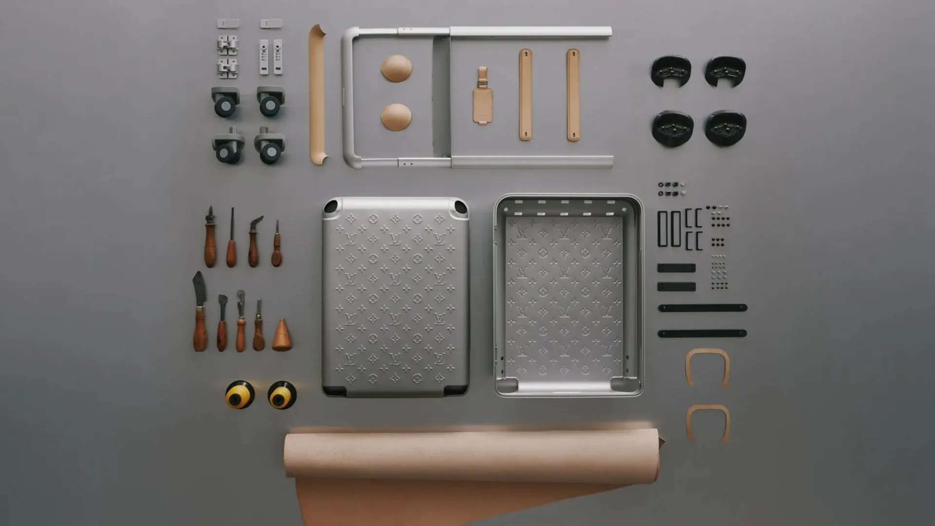¿Cómo es la primera valija de Louis Vuitton totalmente de aluminio?